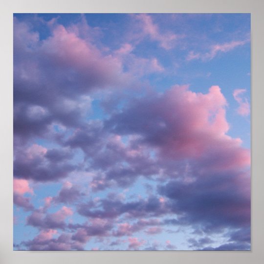 Cotton Candy Sunset Poster | Zazzle.com