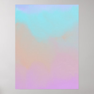 Cotton Candy Swirl Digital Print