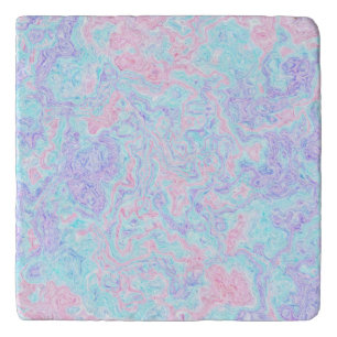 Cotton Candy Swirls Trivet