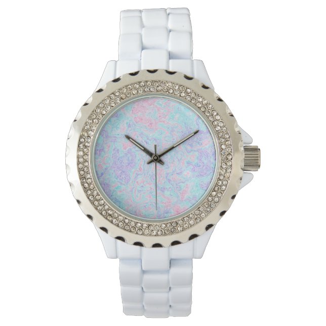 Cotton Candy Swirls Watch (Front)