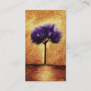 Cotton Candy Tree (Purple) Business Cards