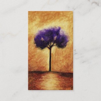 Cotton Candy Tree (purple) Business Cards by jaisjewels at Zazzle