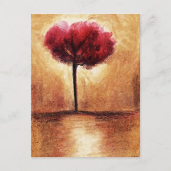 Cotton Candy Tree (red) Postcards by jaisjewels at Zazzle