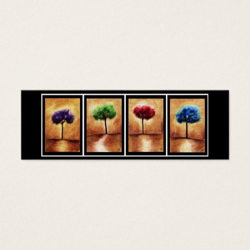 Cotton Candy Trees Bookmark Business Cards