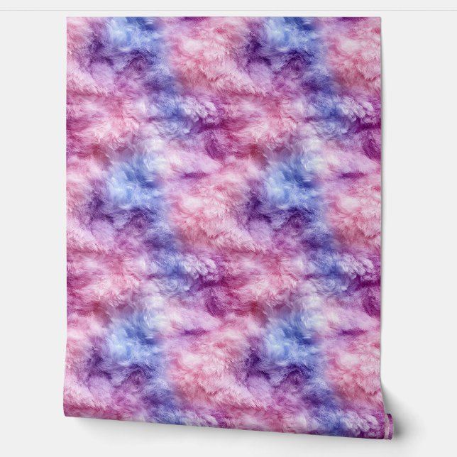 Cotton Candy Woolscape Wallpaper (Unrolling)