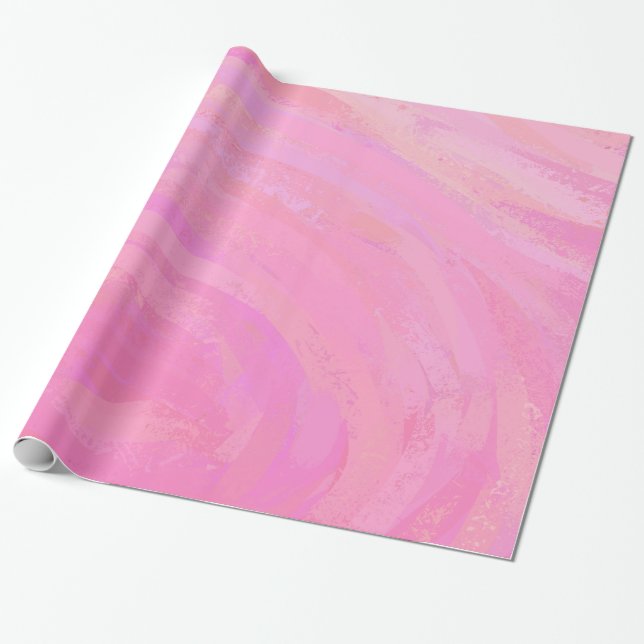Cotton Candy Wrapping Paper (Unrolled)