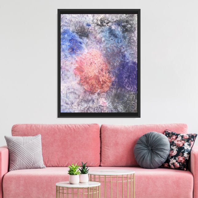 Cotton Clouds Canvas Print (Insitu(LivingRoom))