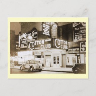 Cotton Club, New York City Vintage Postcard