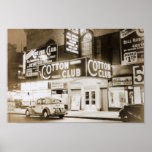 Cotton Club, New York City Vintage Poster at Zazzle