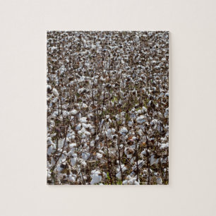 Cotton Crops Field Jigsaw Puzzle