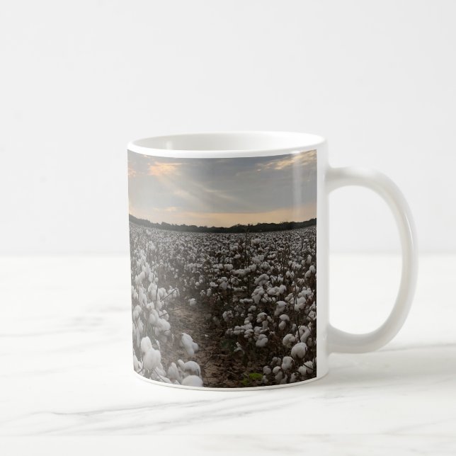 Cotton Field Sunset Coffee Mug (Right)