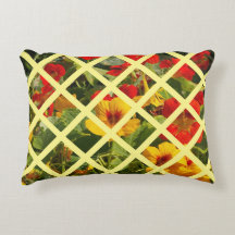 Cotton, flower garden, yellow orange, farmhouse