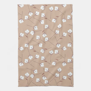 Cotton Flowers Custom Pattern Towel
