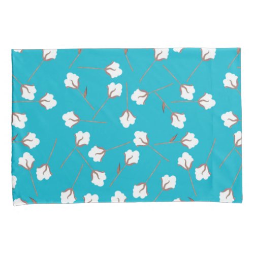 Cotton Flowers Custom Pillow Cases