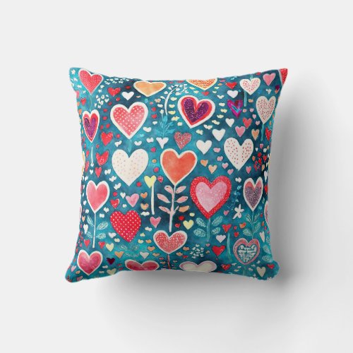 Cotton Heart Cushion _ Love design