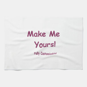 Cotton Kitchen Towel ~ customizable American MOJO
