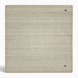 Cotton Linen Background 3 Ring Binder