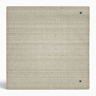 Cotton Linen Background 3 Ring Binder