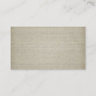 Cotton Linen Background Business Card