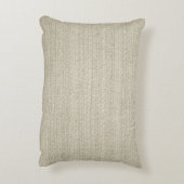 Cotton Linen Background Decorative Pillow (Back(Vertical))