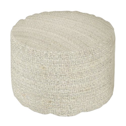 Cotton Linen Background Pouf