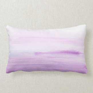 Cotton Lumbar Catawba Purple Shades Throw Pillow