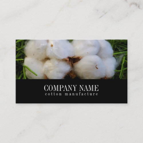 Cotton Manufacture Business Card