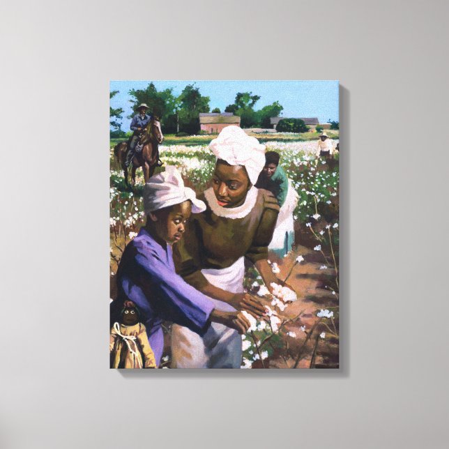 Cotton Pickers 2003 Canvas Print (Front)