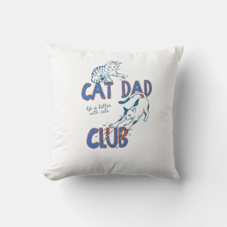 Cotton pillow cat design