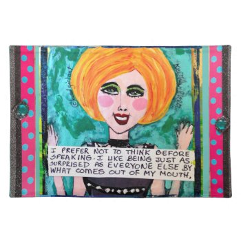 Cotton Placemat by badgirlart at Zazzle