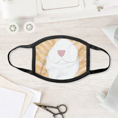 Cotton poly blend mask Zuzu the cat Face Mask