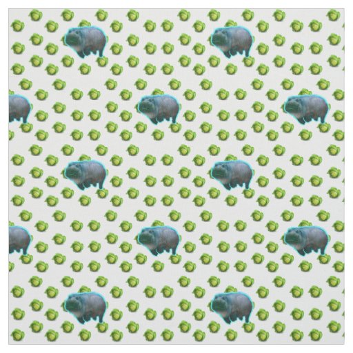 COTTON PRINT FABRIC - HUNGRY HIPPO