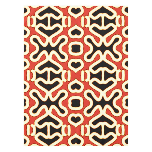 Cotton Table cloth, 52"x70" multicolor pattern  Ta Tablecloth (Front)