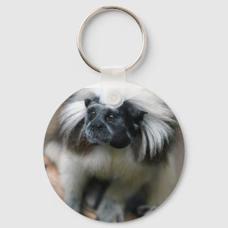 Cotton-Top Tamarin #1 Keychain