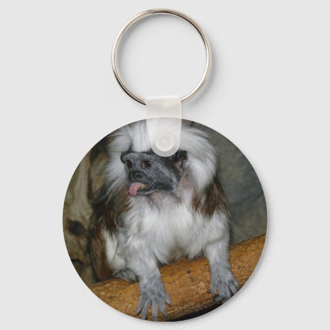 COTTON-TOP TAMARIN KEYCHAIN (Front)