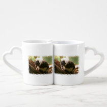 Cotton Topped Tamarin Monkey Coffee Mug Set