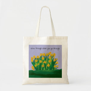 Cotton Tote in Original Floral Design Bag