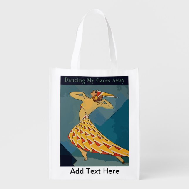 Cotton Tote with Dancer (Front)