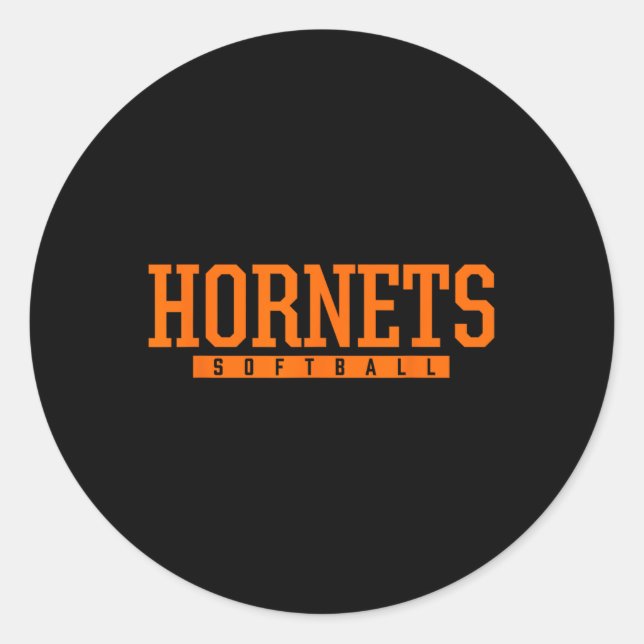 Cottondale Hornets Softll Hs  Classic Round Sticker (Front)