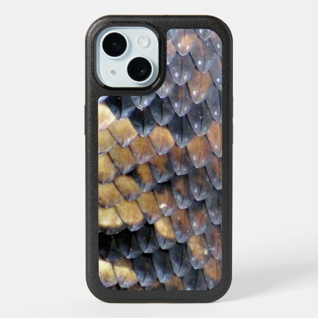 Cottonmouth Snake "Skin" Phone Case (Back)