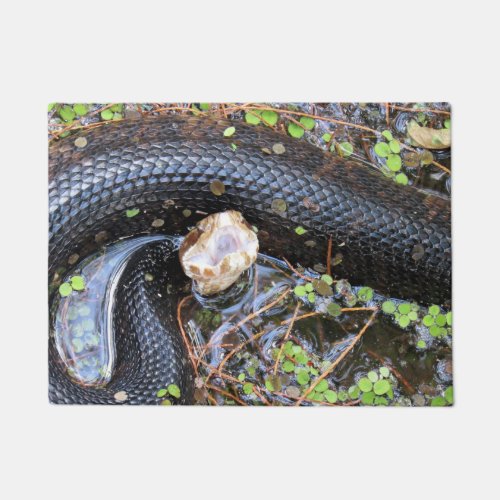 Cottonmouth Water Moccasin_  Doormat