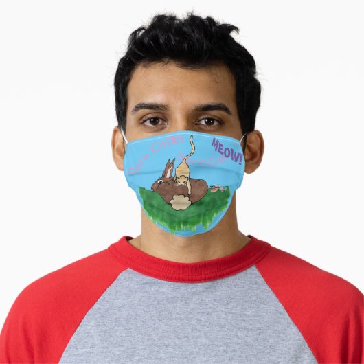Cottontail Adult Cloth Face Mask (Worn)