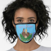 Cottontail Face Mask (Worn Her)