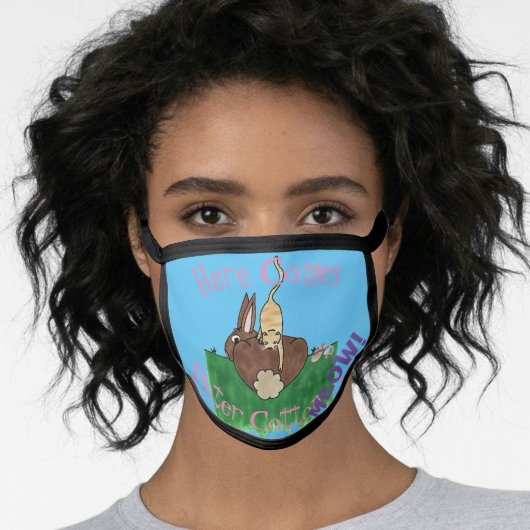 Cottontail Face Mask (Worn Her)