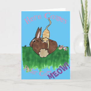 Cottontail Holiday Card