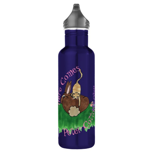 Cottontail Stainless Steel Water Bottle (Right)