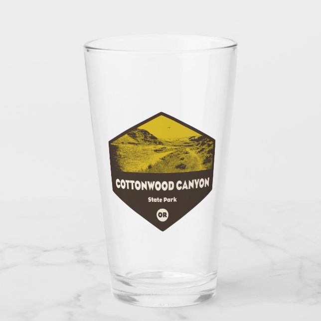 Cottonwood Canyon State Park Oregon Glass (Front)