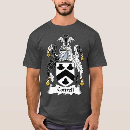 Cottrell Coat of Arms Family Crest  T_Shirt