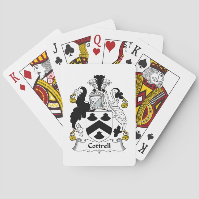 Cottrell Family Crest Poker Cards (Back)