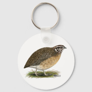 Coturnix Pharaoh Quail Keychain